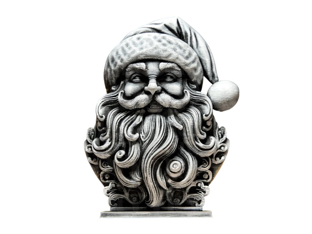 Santa Claus Figurine, Sculpture Statuette, Decorative Figurine 15cm tall