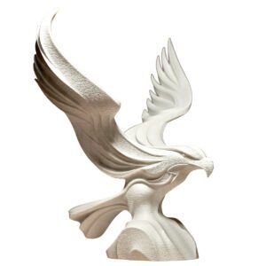 Elegant Eagle Figurine, Sculpture Statuette, Decorative Figurine 20cm tall