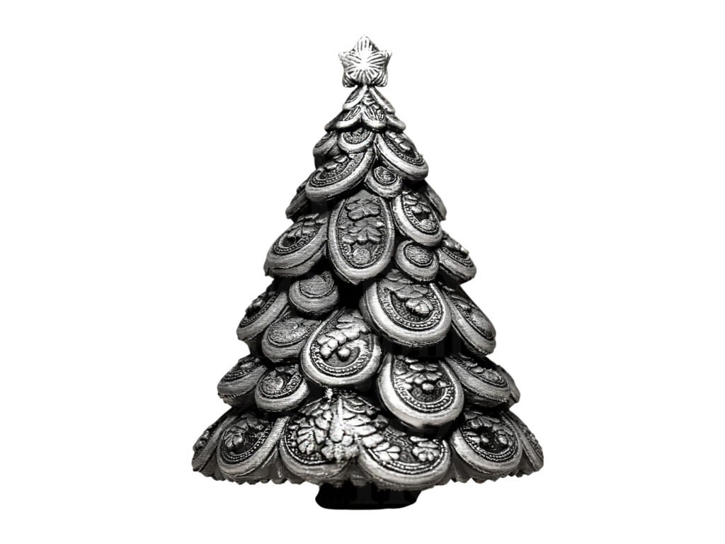 Christmas Tree Ornamental, Sculpture Statuette, Decorative Figurine 15cm tall