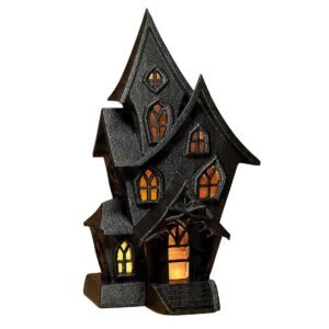 Haunted House 3d printed Comes with muti colour remote led light 24CM See Video