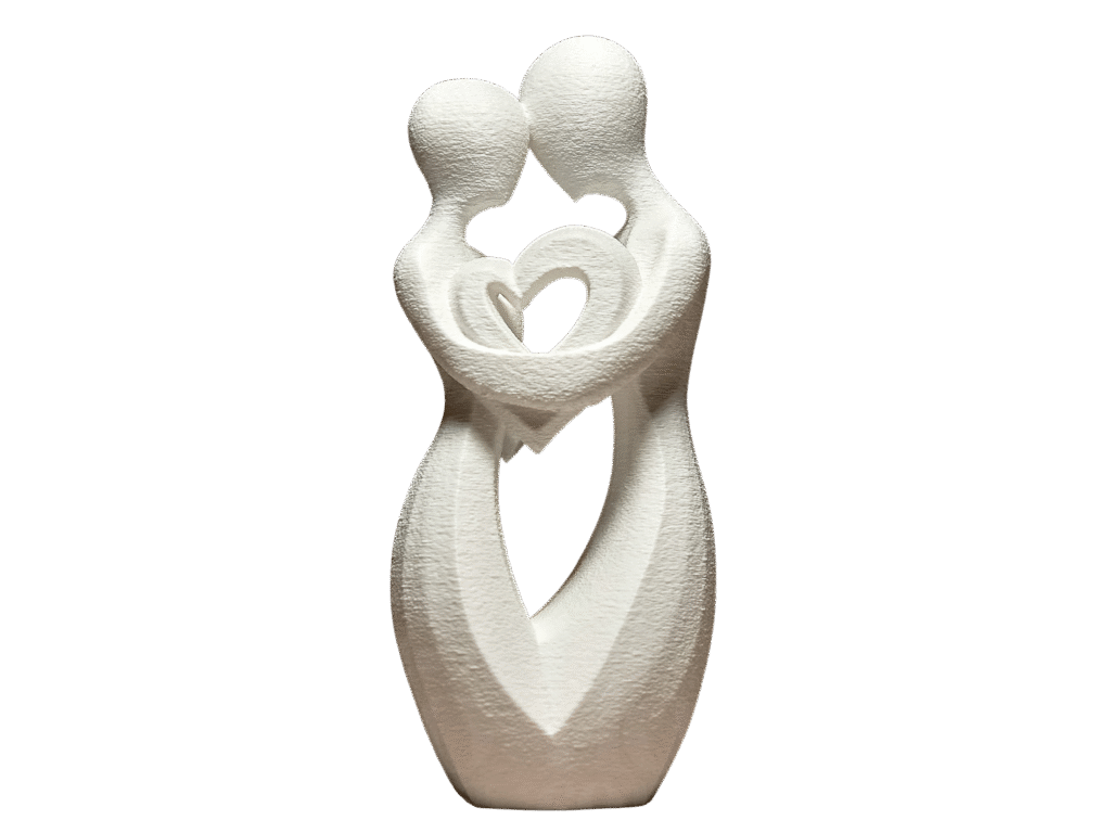 Romantic Couple Statue, Sculpture Statuette, Decorative Figurine 20cm tall