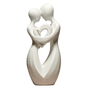 Romantic Couple Statue, Sculpture Statuette, Decorative Figurine 20cm tall