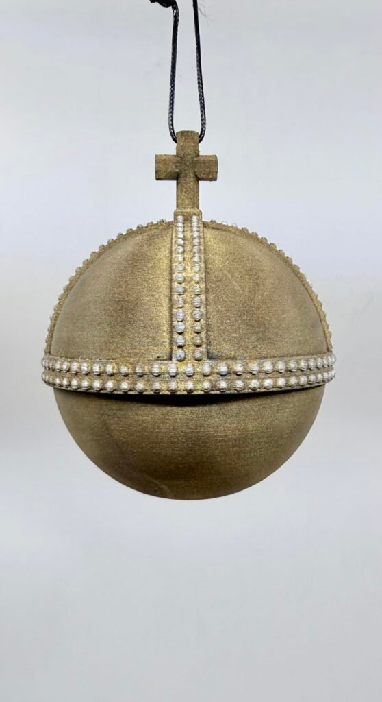 3d printed Holy Hand Grenade of Antioch from the clasic british comedy The Holy Grail