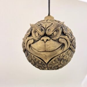 Grinch - Christmas Decorative Bauble , Decorative 10cm tall