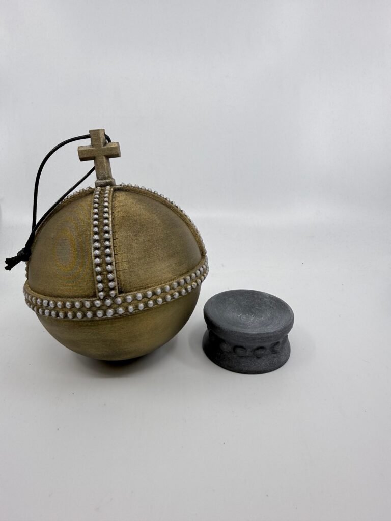 3d printed Holy Hand Grenade of Antioch from the clasic british comedy The Holy
